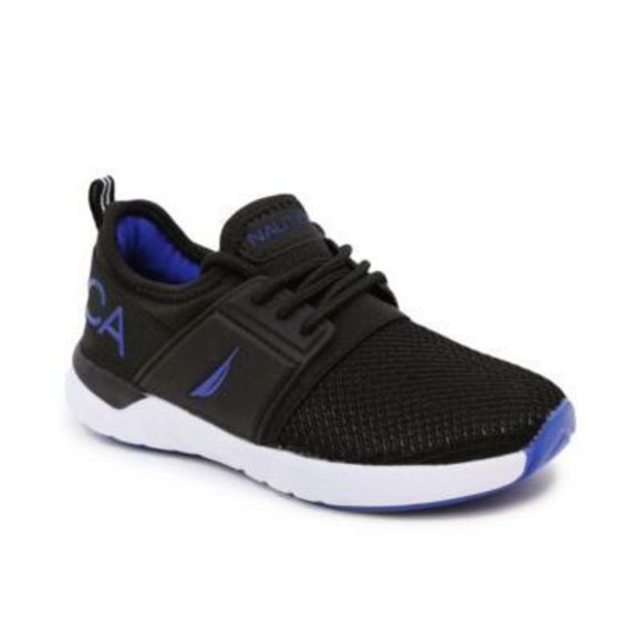 Nautica Little Boys Slip-On Lace Up Athletic Low-Top Sneaker